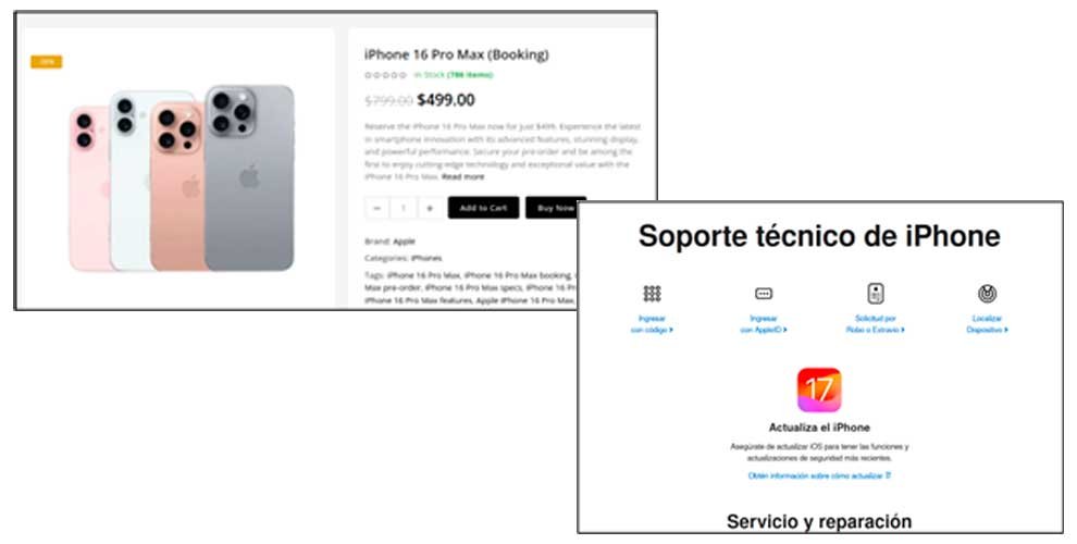 Detectadas las primeras ciberestafas sobre el iPhone 16